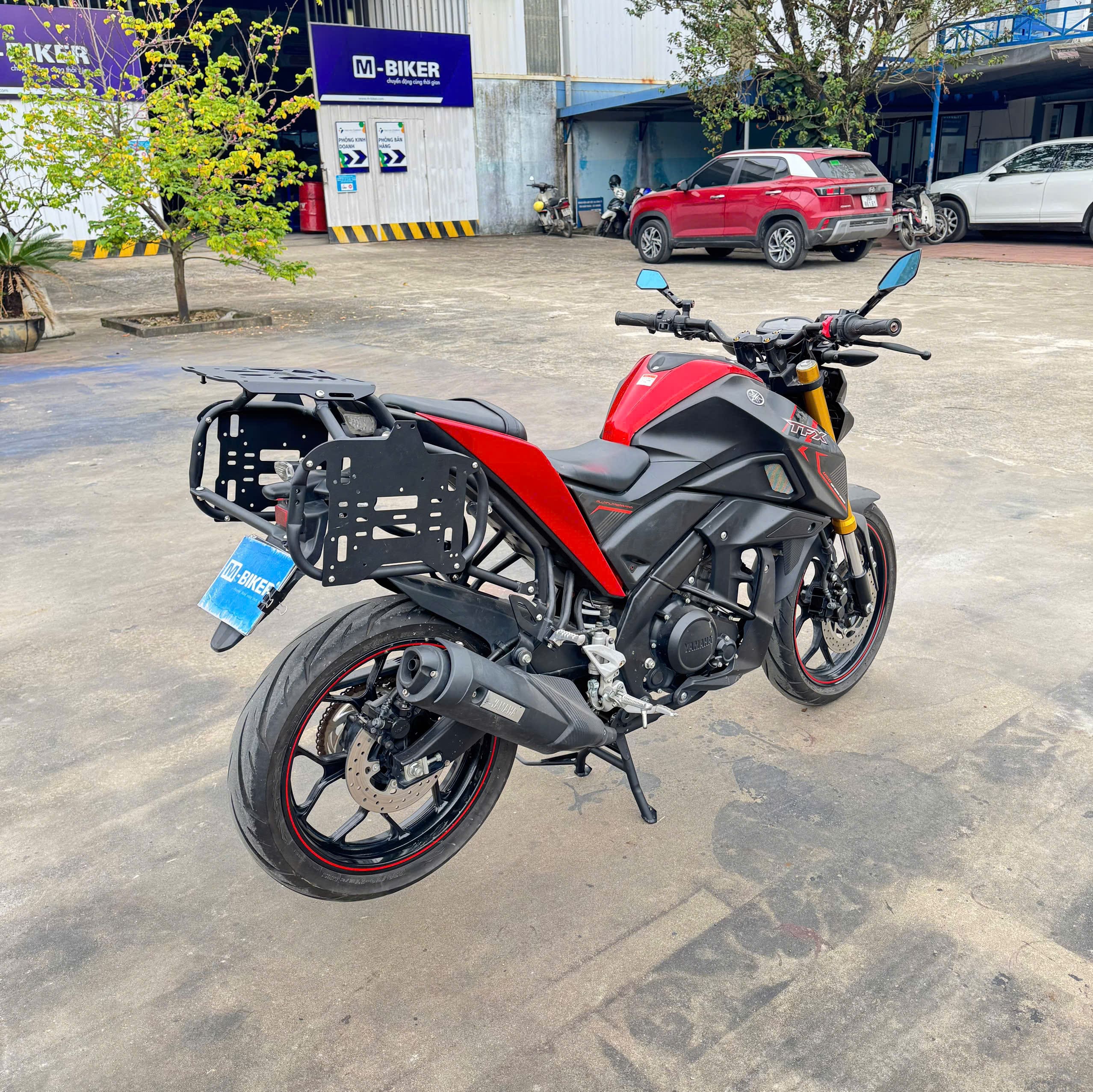 Baga Khung Thùng Yamaha TFX Cảng Sau Treo Thùng - Ảnh 10