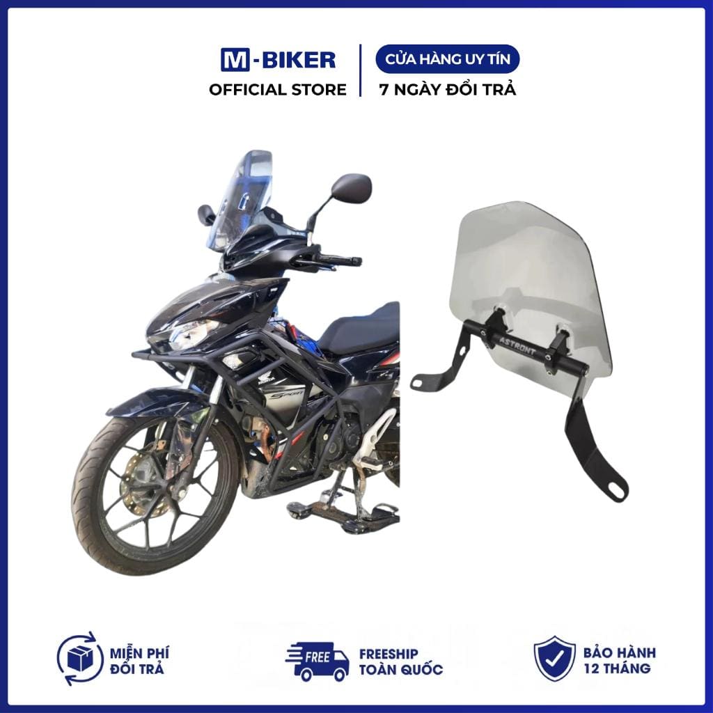 Kính Chắn Gió Touring Cho Xe HONDA WINNER X M-Biker - Ảnh 5