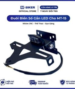Đuôi Biển Số Gắn LED Cho MT15 M-Biker