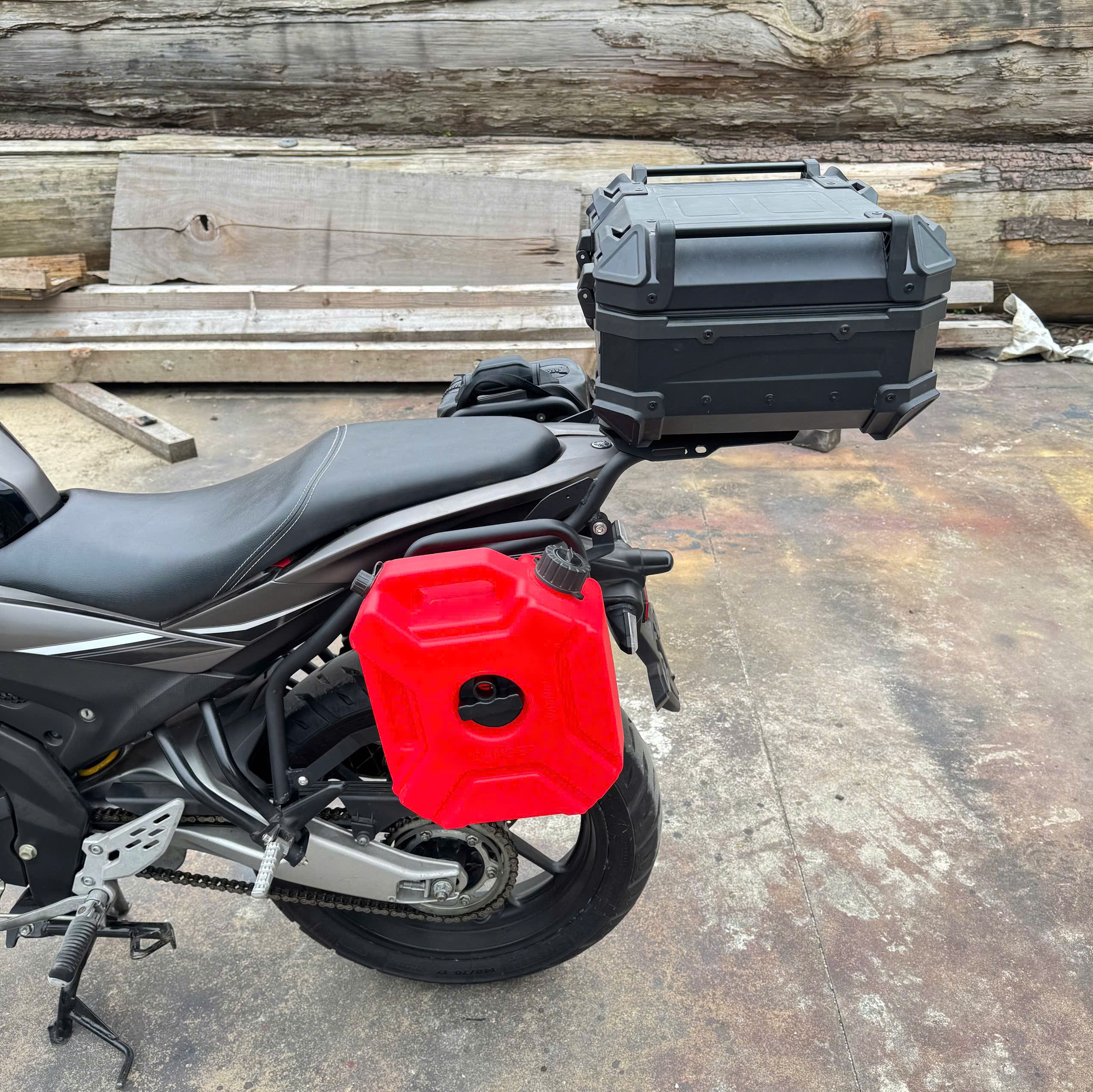 Baga Sau Suzuki FZ155i Cảng Sau Treo Thùng Kèm Khung Túi - Ảnh 9