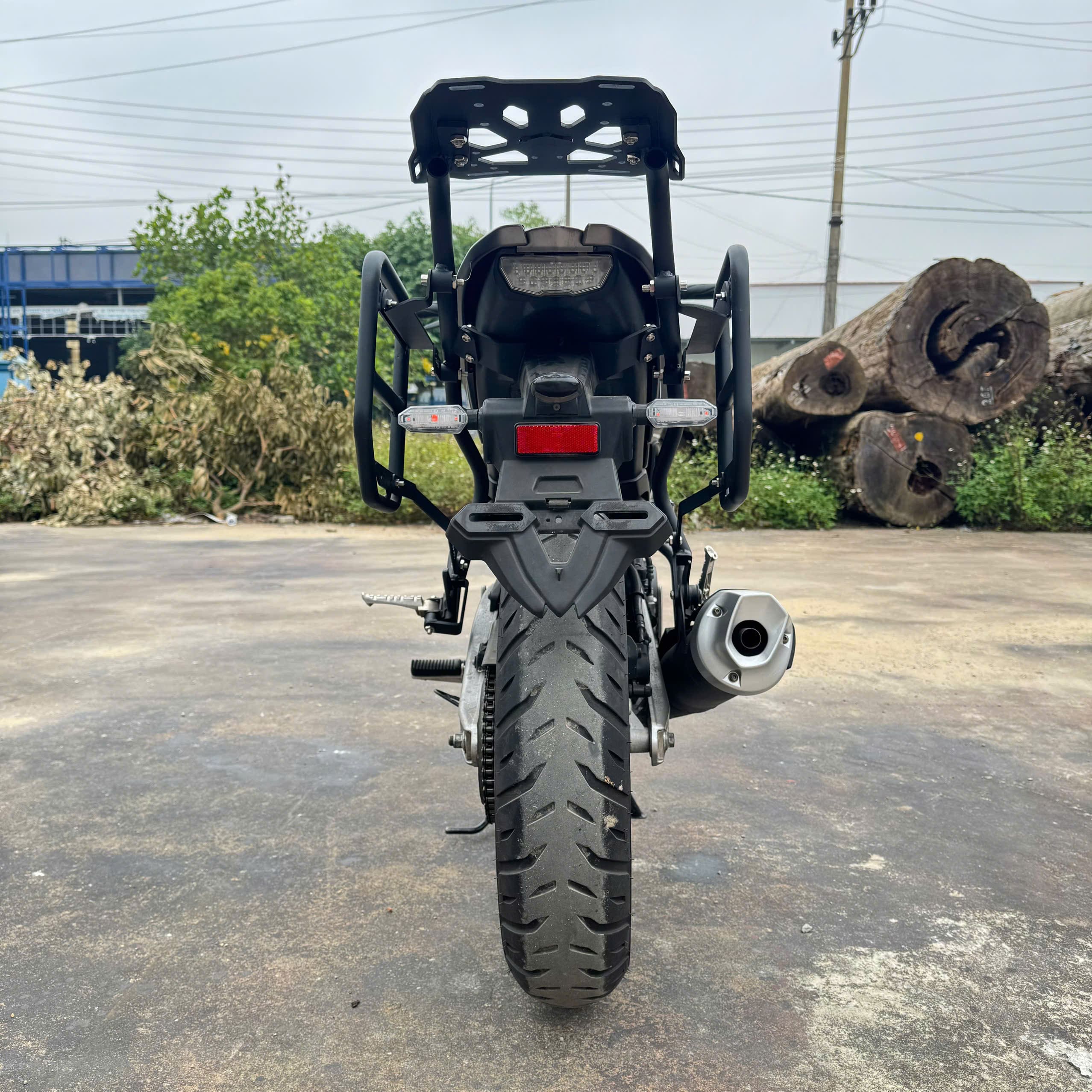 Baga Sau Suzuki FZ155i Cảng Sau Treo Thùng Kèm Khung Túi - Ảnh 6