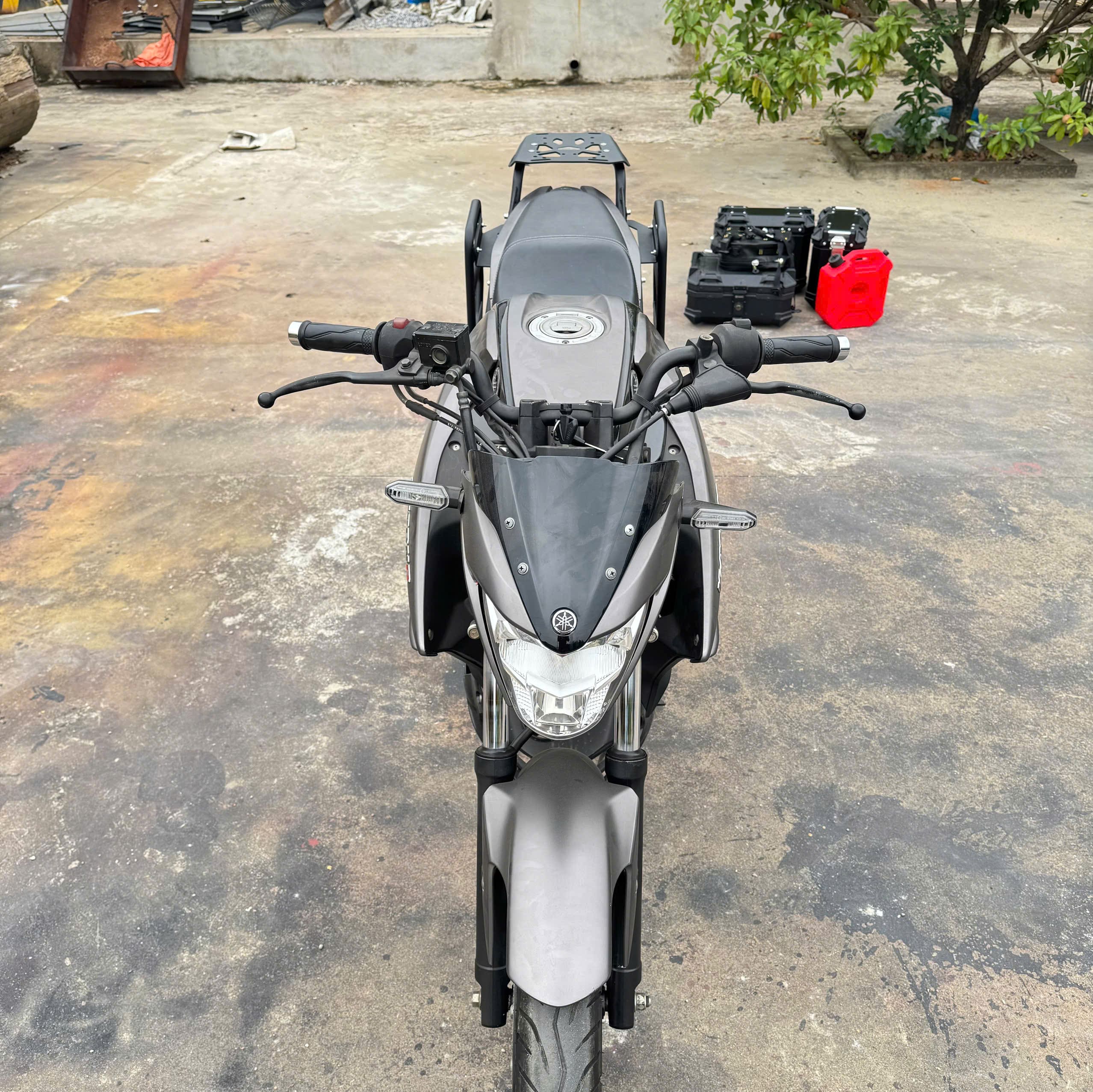 Baga Sau Suzuki FZ155i Cảng Sau Treo Thùng Kèm Khung Túi - Ảnh 2