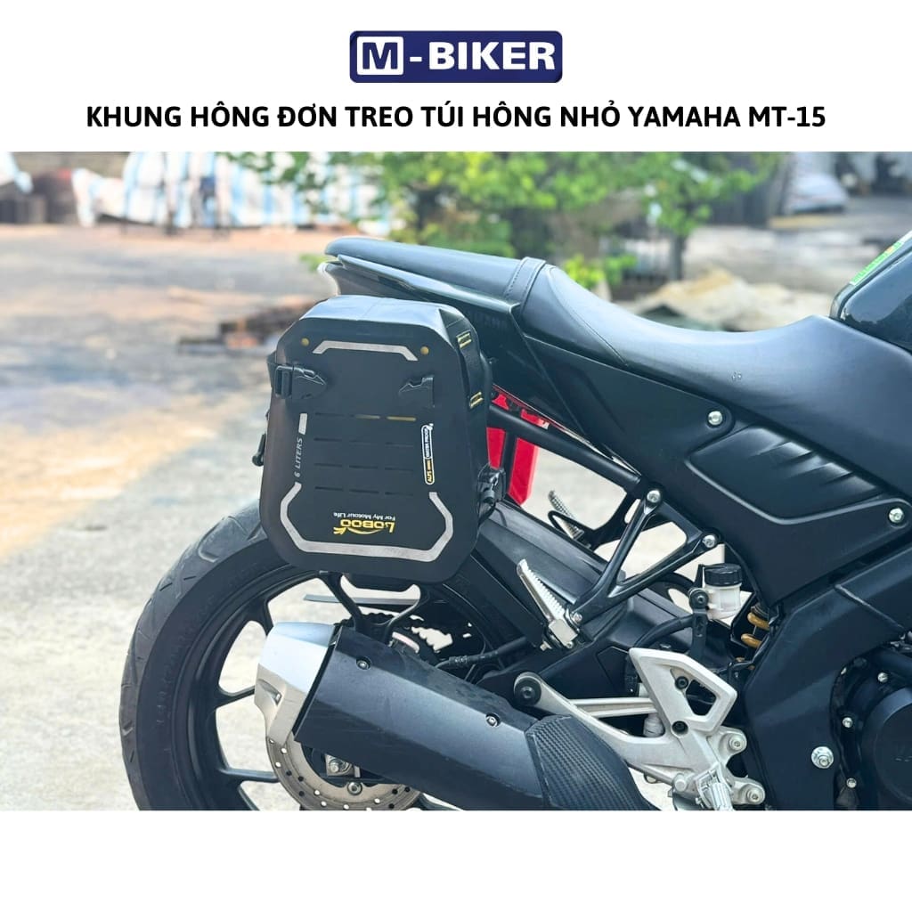 Khung Treo túi MT15 Khung Hông Treo Túi Yamaha MT15 Không Cần Gắn Baga Sau 7 images upload woo2F0e683e64bc81d82aeebdb0aa404a4c25