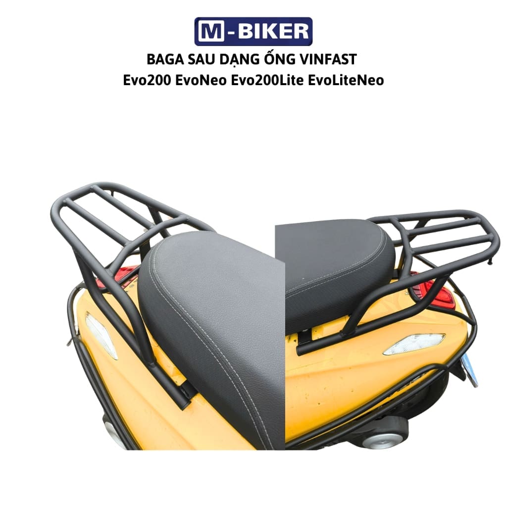 Baga Xe Điện VinFast Evo 200 / Evo Neo / Evo Lite / Evo 200 Lite dạng ống 11 images upload woo2F69d789d6ca106a05a1cf943d015a4761