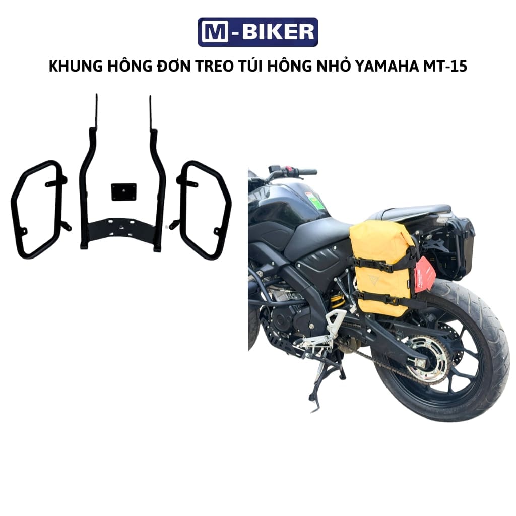 Khung Treo túi MT15 Khung Hông Treo Túi Yamaha MT15 Không Cần Gắn Baga Sau 4 images upload woo2F84acacd672a1e9af17fe7536b74d71a9