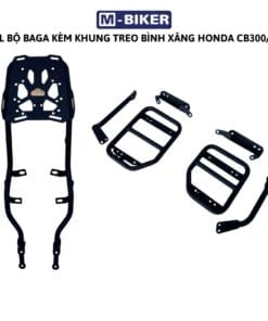 Baga honda cb150/300 Baga sau Honda CB150 / CB300 kèm khung treo bình xăng và túi nhỏ