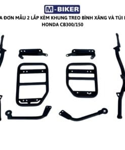 Baga Honda CB150/300 Gắn Kèm Khung Treo Bình Xăng & Túi  Baga Honda CB150 / CB300
