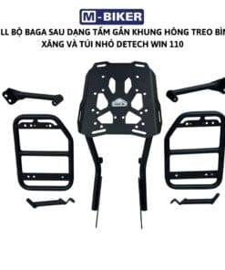 Baga Win 110 Gắn Khung Hông Baga Kèm Khung Treo Bình Xăng Detech Win 110