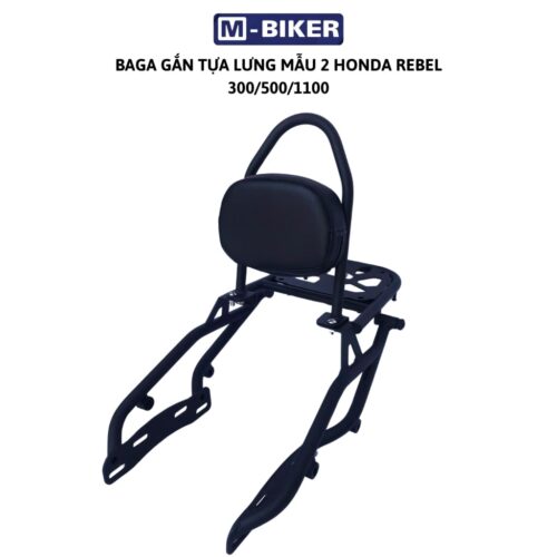 Baga honda rebel 300,500,1100 mẫu 2 gắn thùng hông túi hông bình nhiên liệu