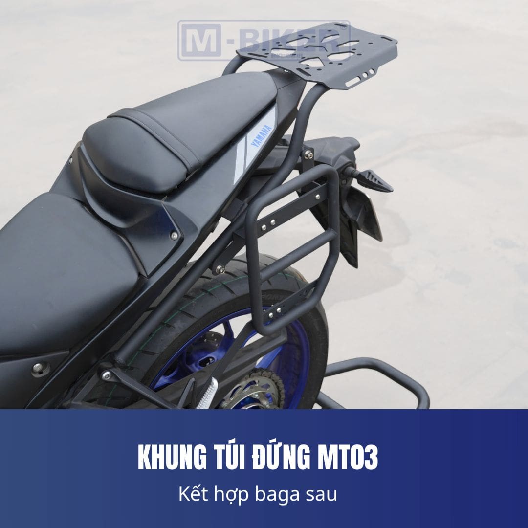 Baga Sau Yamaha MT-03 Cảng Sau Gắn Thùng M-Biker 4 baga mT03 2