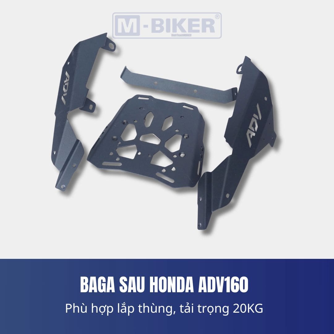 Baga Sau Honda ADV160 Cảng Sau Lắp Thùng M-Biker 2 baga sau adv160 7