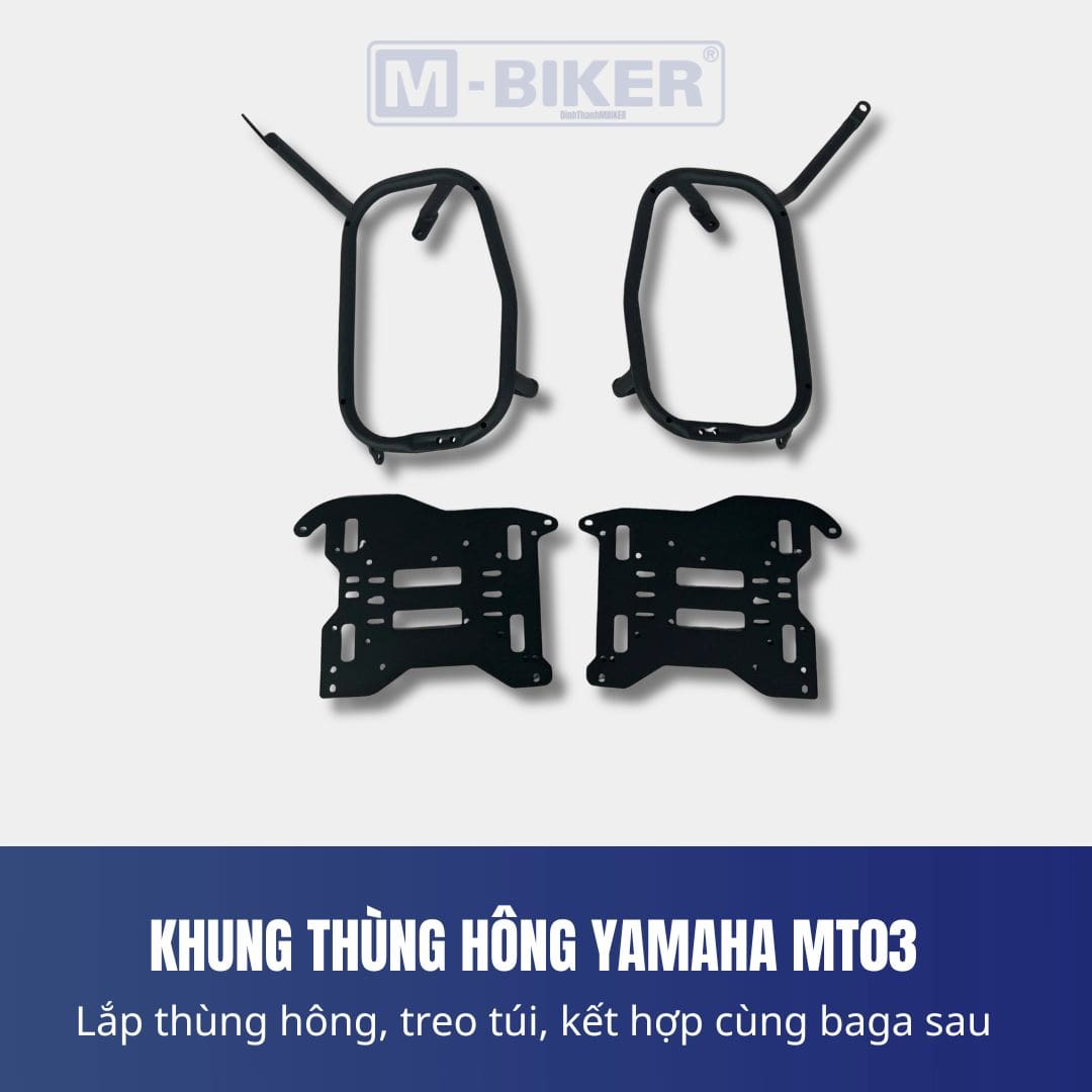 Baga Sau Yamaha MT-03 Cảng Sau Gắn Thùng M-Biker 26 baga sau yamaha MT03 13