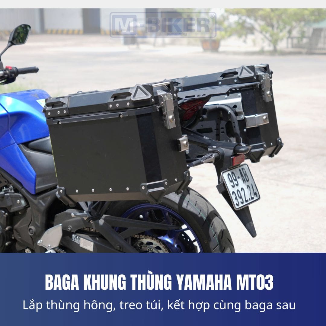 Baga Sau Yamaha MT-03 Cảng Sau Gắn Thùng M-Biker 15 baga sau yamaha MT03 2