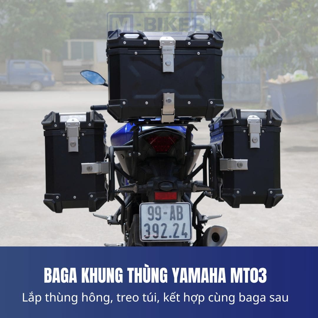 Baga Sau Yamaha MT-03 Cảng Sau Gắn Thùng M-Biker 16 baga sau yamaha MT03 3