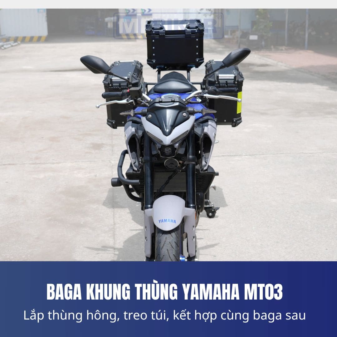 Baga Sau Yamaha MT-03 Cảng Sau Gắn Thùng M-Biker 17 baga sau yamaha MT03 4