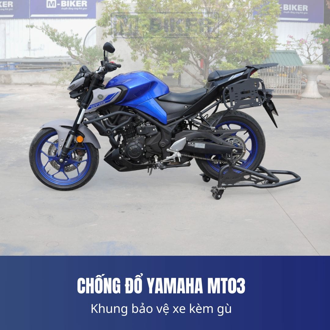 Baga Sau Yamaha MT-03 Cảng Sau Gắn Thùng M-Biker 18 baga sau yamaha MT03 5