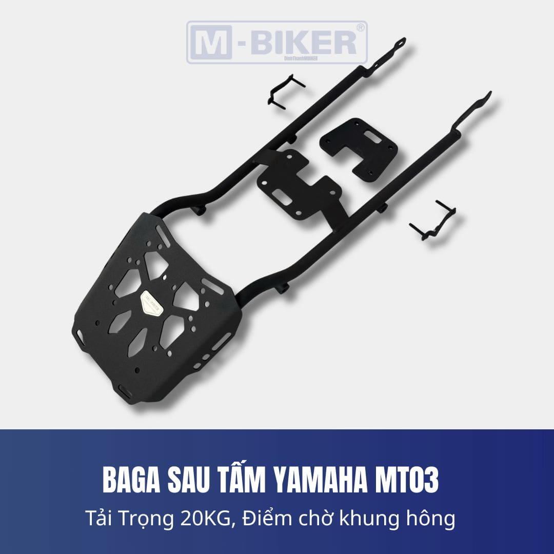 Baga Sau Yamaha MT-03 Cảng Sau Gắn Thùng M-Biker 1 baga sau yamaha MT03 6