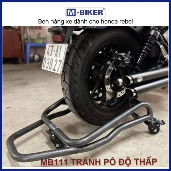 Ben nâng Exciter 155 VVA: Thông số tương thích khung sườn và tiêu chuẩn an toàn 2 Minh họa vết móp méo và trờn ren tại vị trí bắt ốc trên khung sườn xe máy do sử dụng ben nâng không tương thích