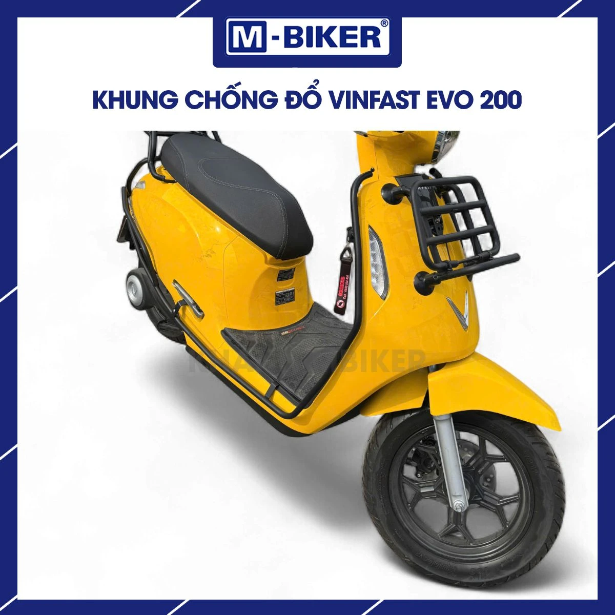 Khung chống đổ bằng thép ống sơn tĩnh điện chịu lực tốt cho moto
