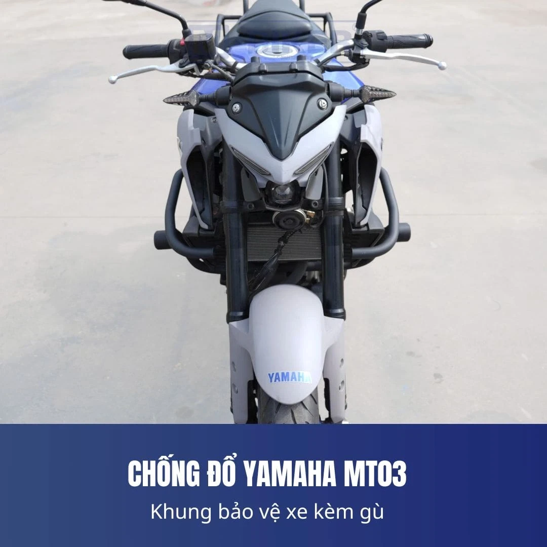 Quy trình lắp đặt gọng chắn bùn trước rồi đến khung bảo vệ để đảm bảo độ chắc chắn
