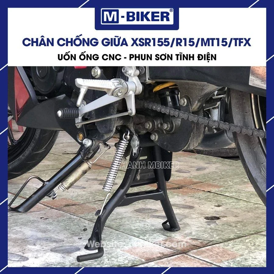 Chống đổ NVX V2 M-Biker: So sánh phiên bản và hướng dẫn lắp chuẩn 5 Mối hàn CNC đều đặn mịn màng trên khung chống đổ M-Biker chính hãng khác biệt rõ với hàng giả