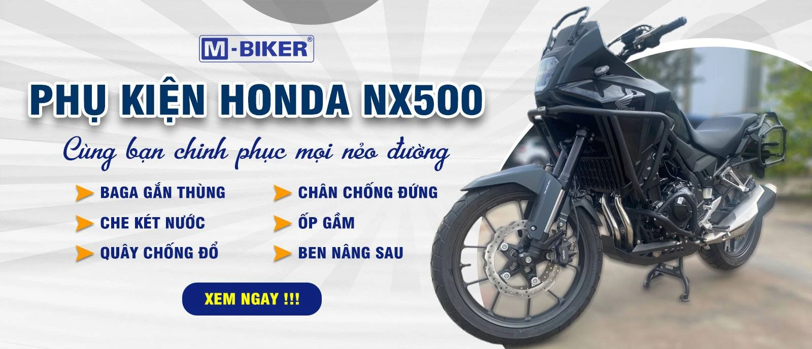 Tem chống giả và logo khắc laser trên khung bảo vệ M-Biker chính hãng tại Việt Nam