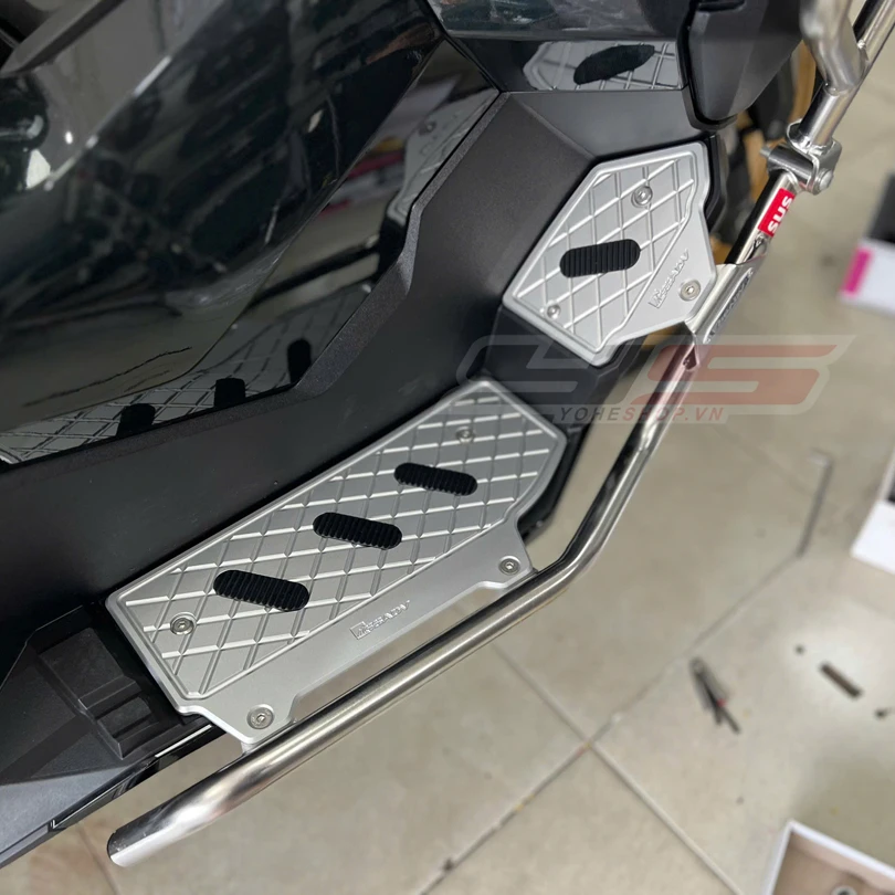 Khung chống đổ NVX M-Biker: Thông số kỹ thuật, giá bán và cách phân biệt V2/V3 3 Ống thép không gỉ inox 304 nguyên khối dùng làm khung chống đổ NVX M-Biker chống ăn mòn tốt