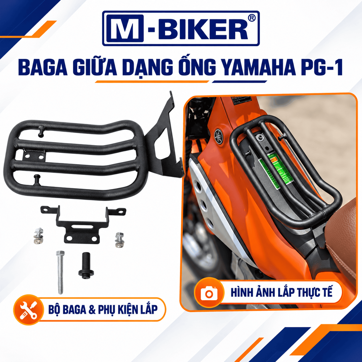Baga giữa Yamaha Pg1 - Baga ống uốn Yamaha Pg1 12 baga giua ong pg1 1