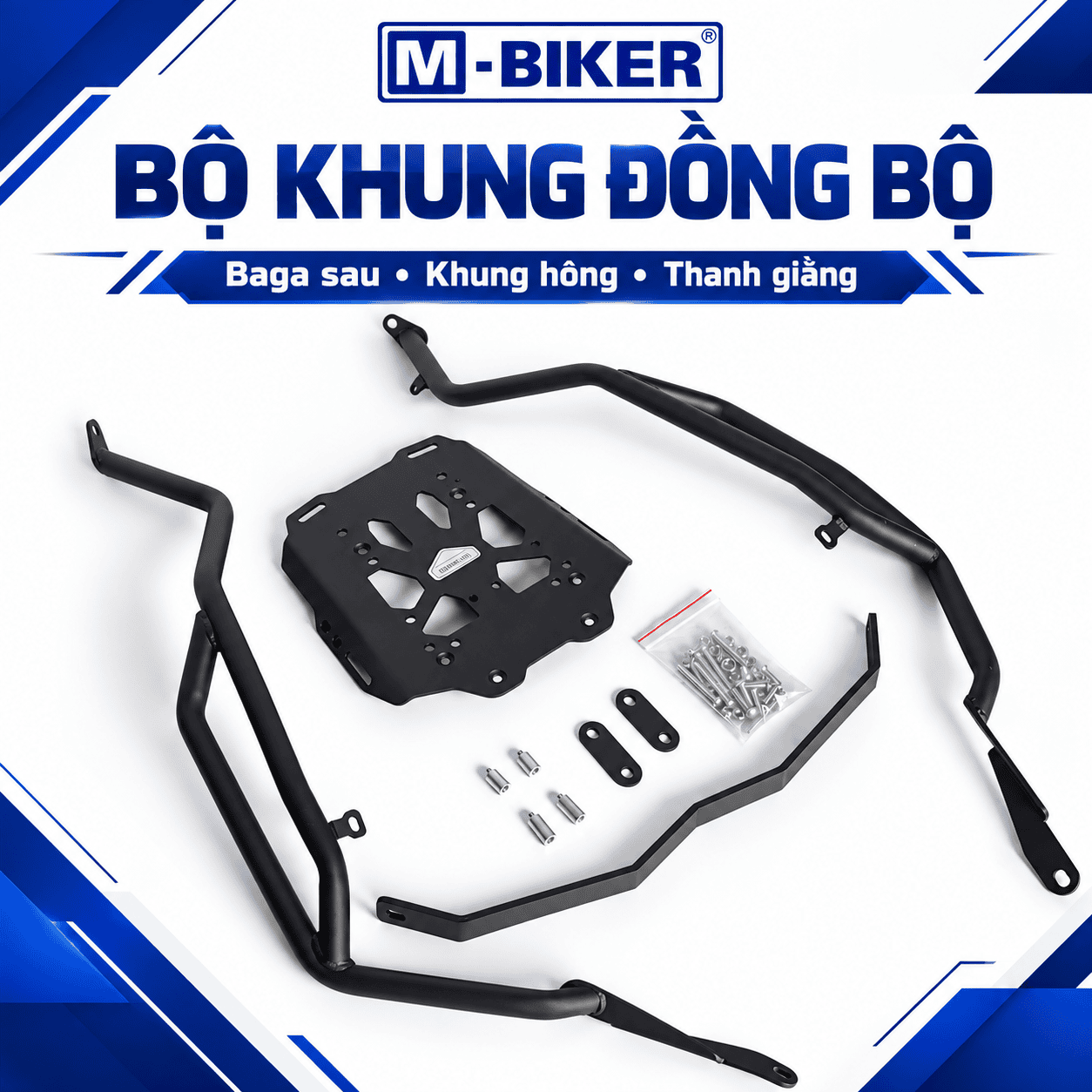 Baga gắn thùng NMAX 155: đối chiếu form xe và thông số chịu tải 1 baga sau NMAX155 8