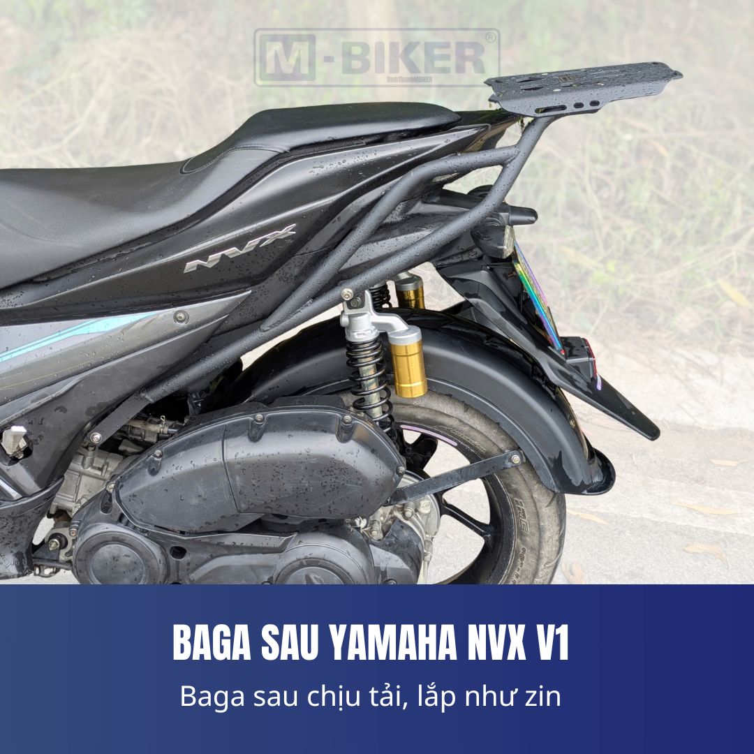 Baga Sau Yamaha NVX V1 Cảng Sau Gắn Thùng 33 baga sau nvx v1 mbiker 13