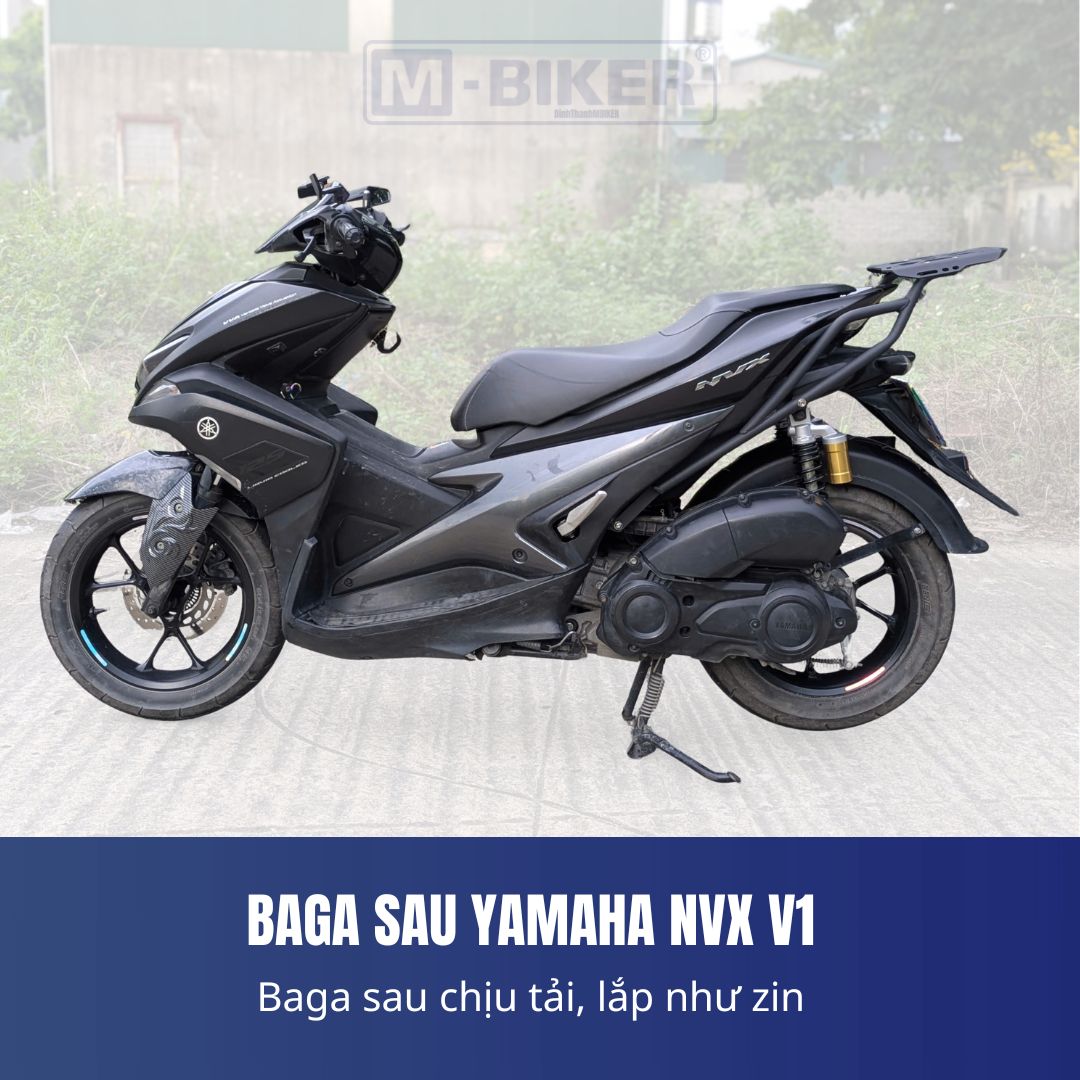 Baga Sau Yamaha NVX V1 Cảng Sau Gắn Thùng 31 baga sau nvx v1 mbiker 15