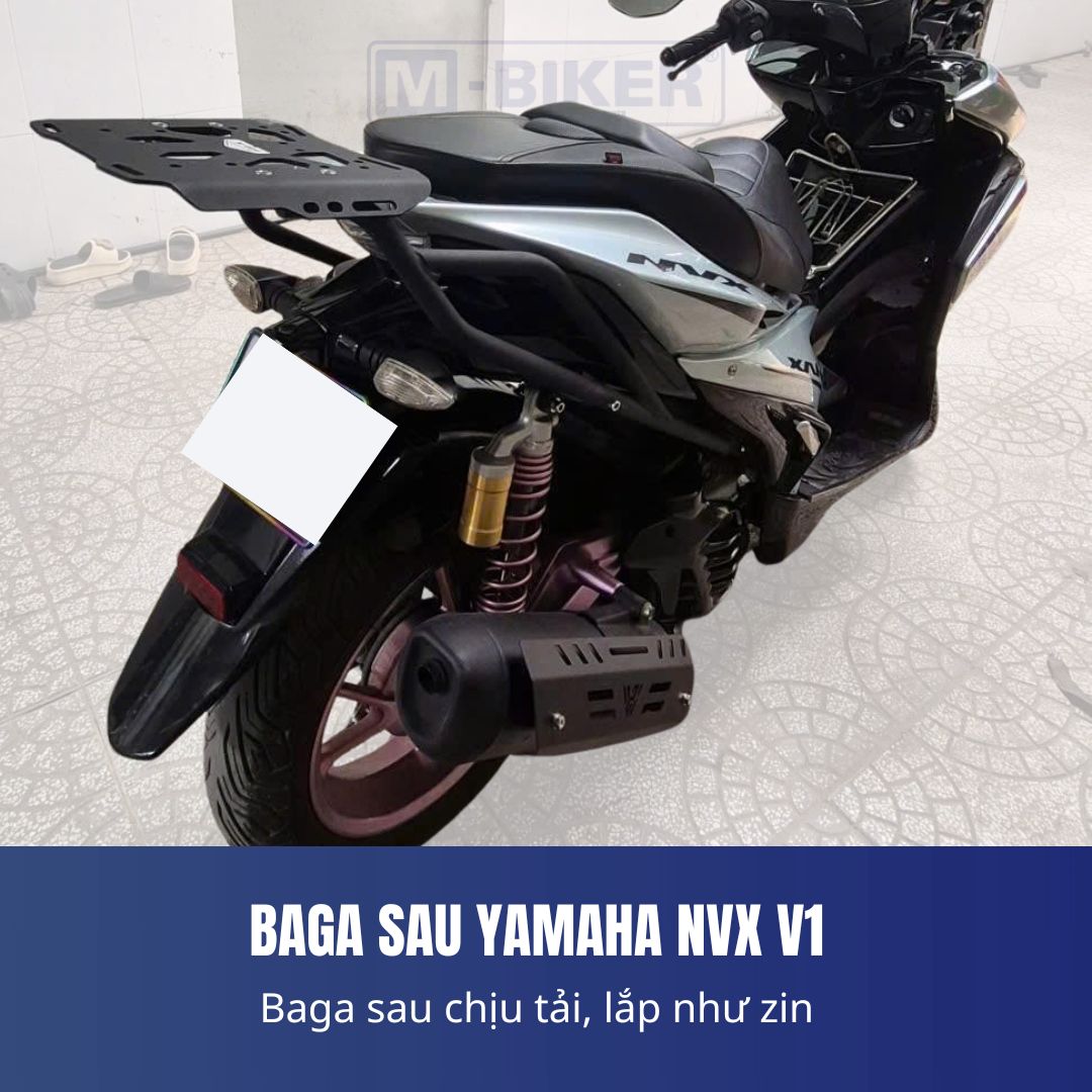 Baga Sau Yamaha NVX V1 Cảng Sau Gắn Thùng 9 baga sau nvx v1 mbiker 3
