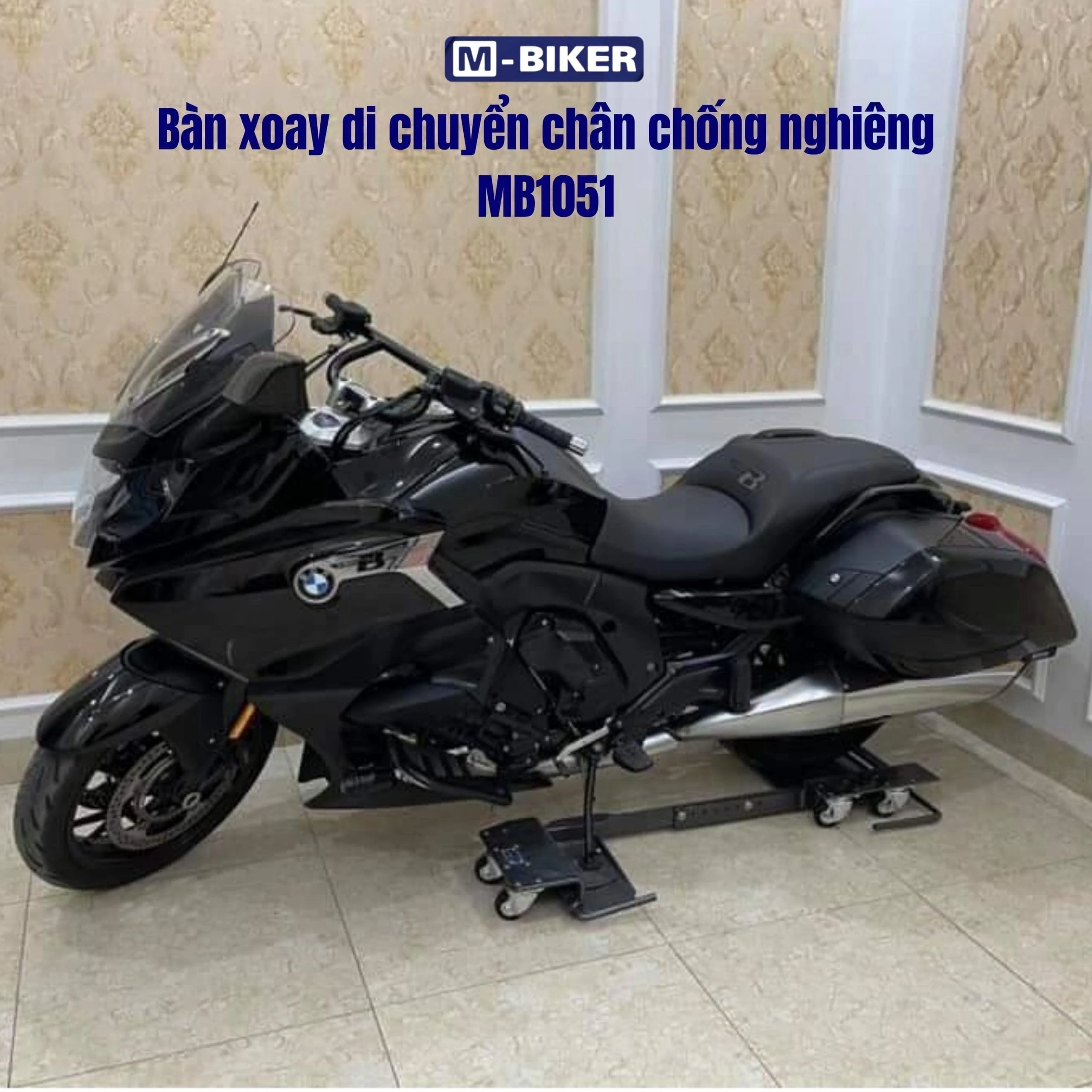 Bàn xoay chân chống nghiêng PKL M-Biker: quy tắc chọn và vận hành 5 Mâm xoay chân chống nghiêng pkl m-biker bằng hợp kim nhôm CNC chịu tải trọng xe phân khối lớn trong gara hẹp