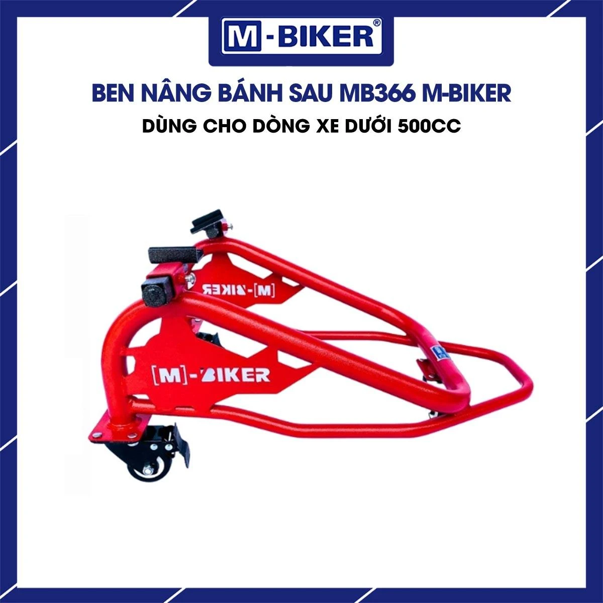 Ben nâng gầm cơ khí M-Biker loại di chuyển có gắn bánh xe đẩy linh hoạt trong không gian hẹp