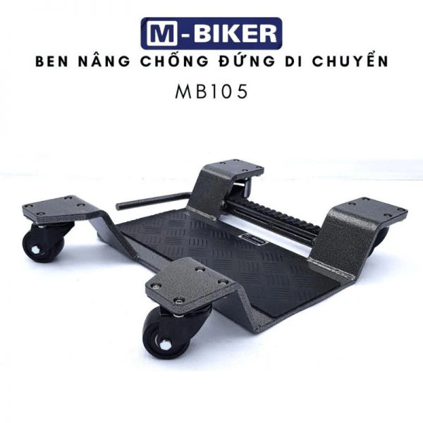 Bàn nâng thủy lực M-Biker cho Harley touring: khung đối chiếu 7 Lớp cao su chống trượt dày dặn trên bề mặt bệ nâng thủy lực, bảo vệ sơn gầm xe mô tô khỏi trầy xước