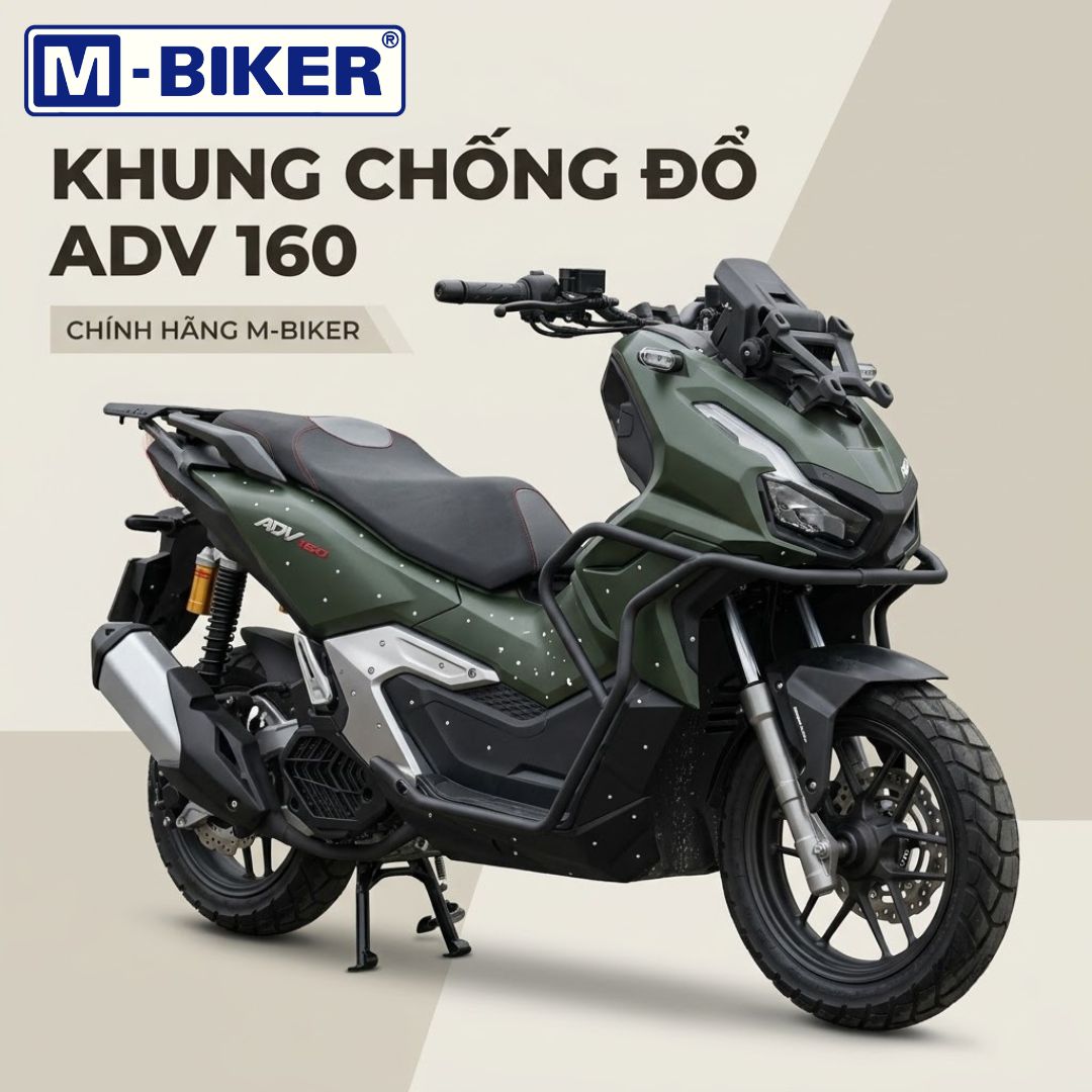Chống Đổ Honda ADV 160 M-Biker - Bảo Vệ Khung Xe Toàn Diện 5 chong do adv 160 mbiker 6