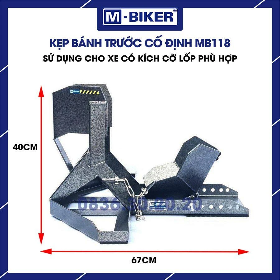 Cóc kẹp bánh xe tải chuyên dụng M-Biker: bảng thông số kỹ thuật 4 Cóc kẹp bánh xe tải chuyên dụng M-Biker bằng thép hợp kim ôm khít hông lốp xe tải hạng nặng tại bãi đỗ