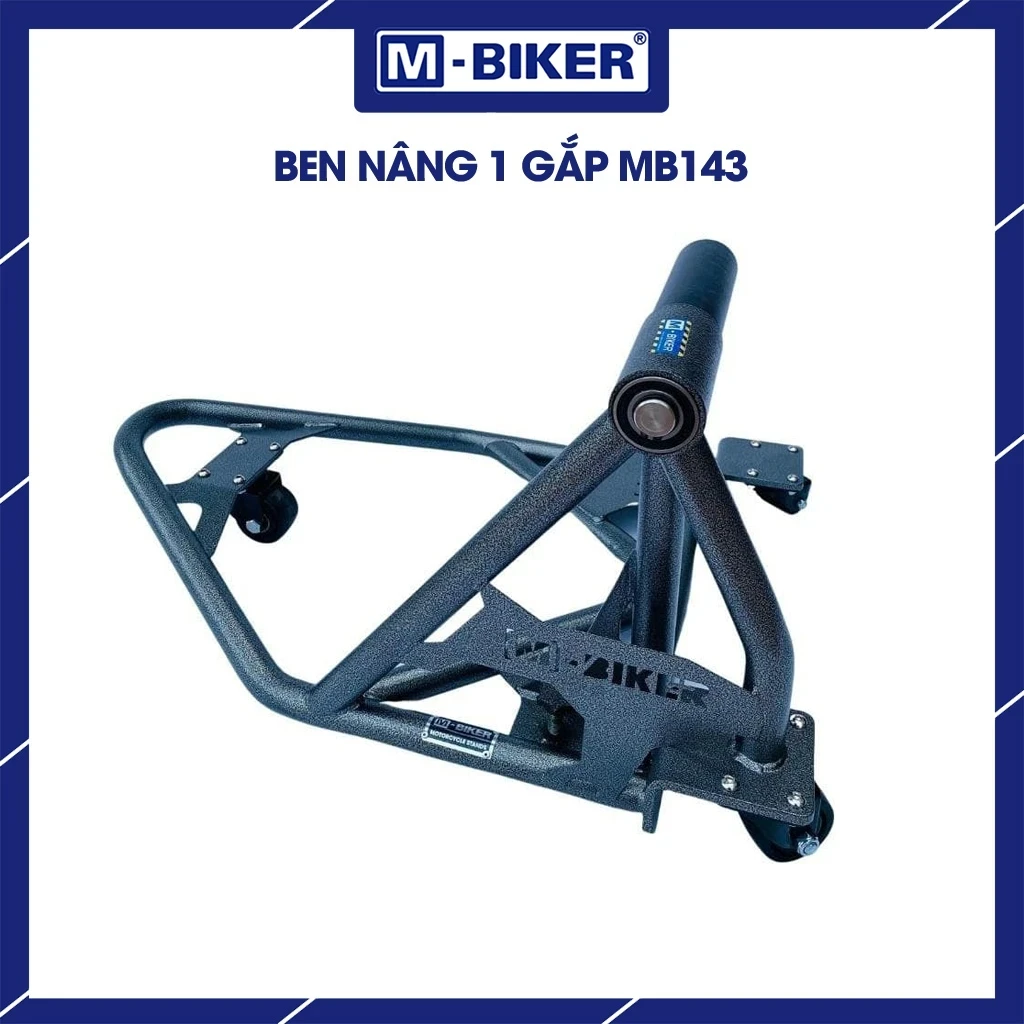 Cấu tạo thanh giằng thép hợp kim sơn tĩnh điện của khung giữ xe đứng thẳng khi chở ô tô M-Biker