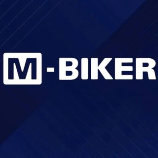 Baga sau chở đồ NVX V2 M-Biker: Hướng dẫn lắp đặt và kiểm tra tương thích 8 Logo M-Biker dập nổi sắc nét với độ sâu đều và cạnh chữ vuông vức trên thanh ngang baga inox NVX V2