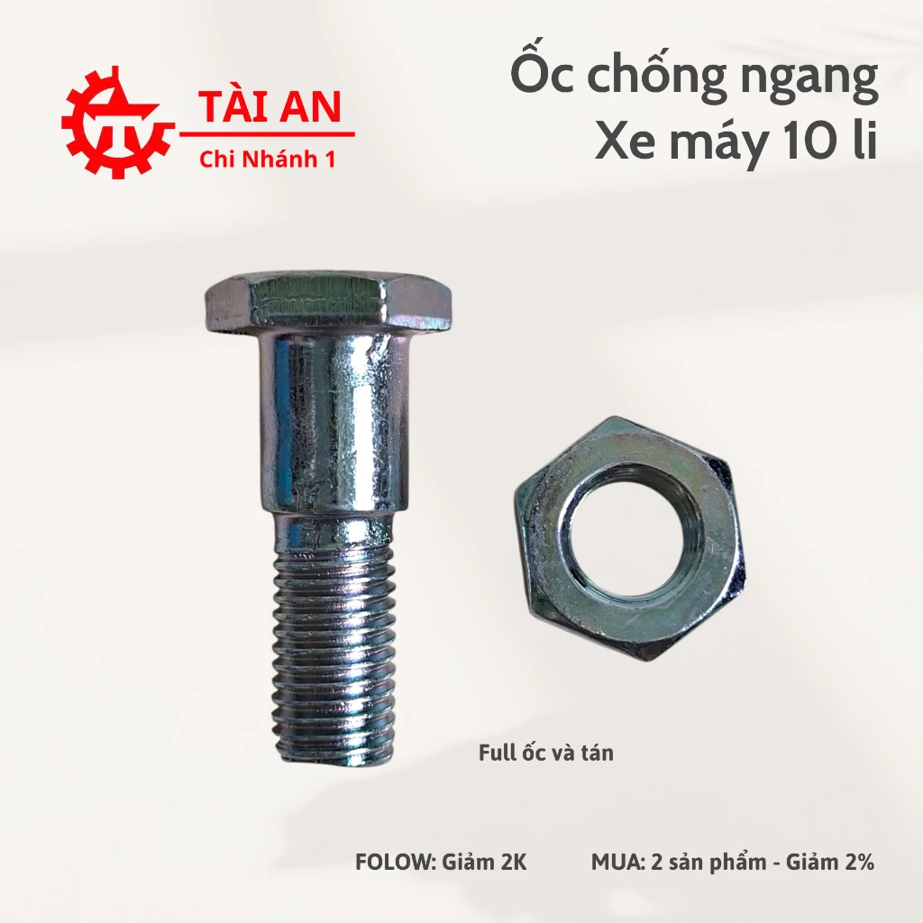 Ben nâng M-Biker nâng từ ốc tán gắp: chọn pad và lắp đặt 4 Ốc tán gắp kích thước lớn ren M10 bằng hợp kim chịu lực được vặn chặt vào lỗ chờ trên gắp sau mô tô phân khối lớn