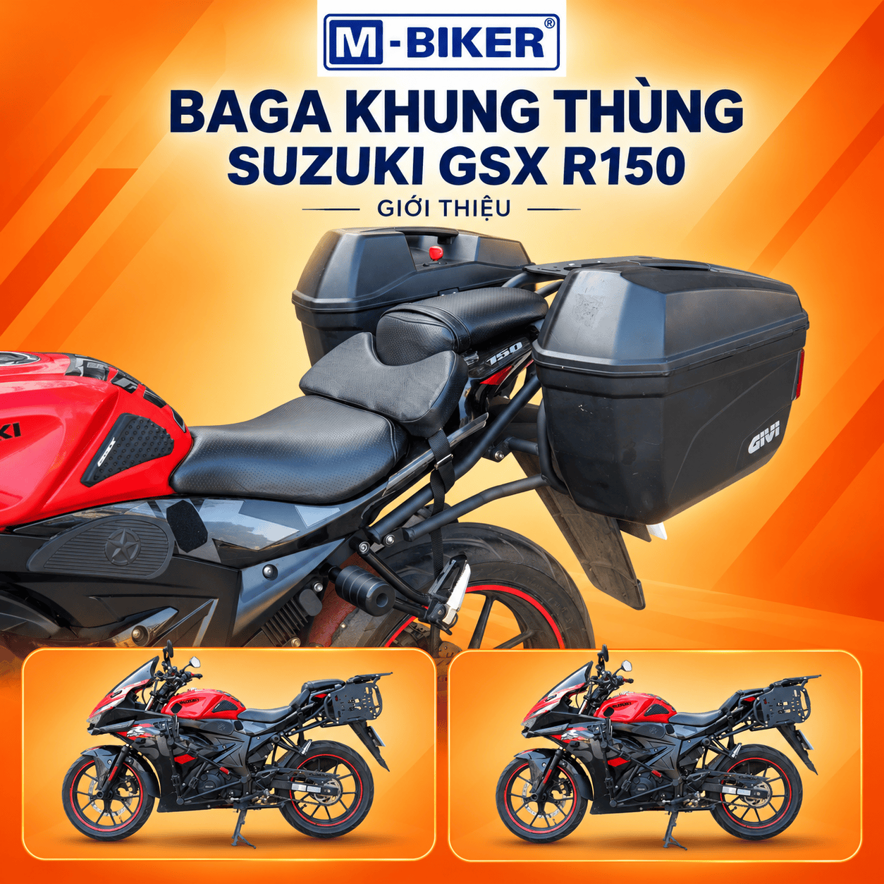 Baga khung thung Suzuki GSX R150 1