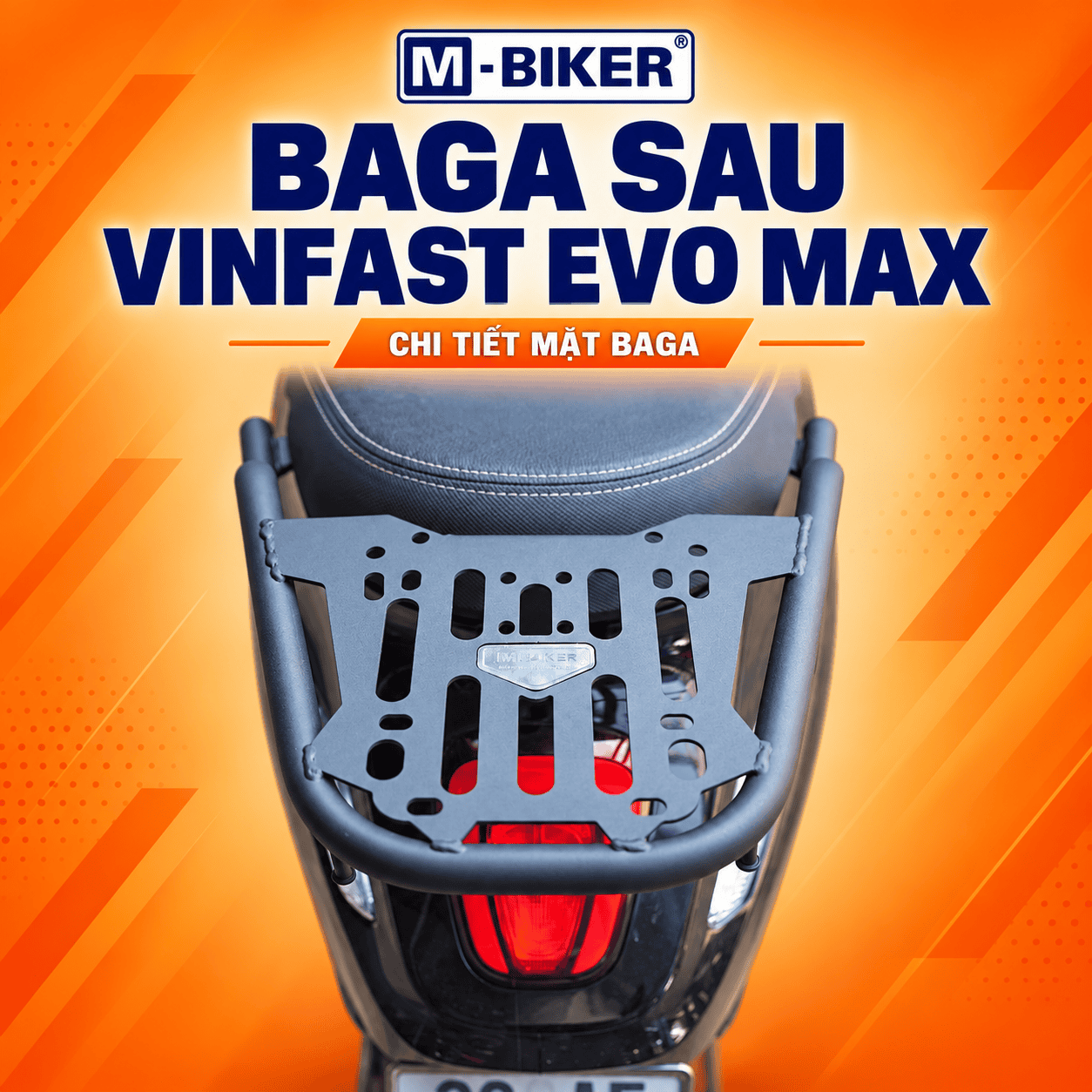 Baga sau M BIKER cho VinFast Evo Max 1
