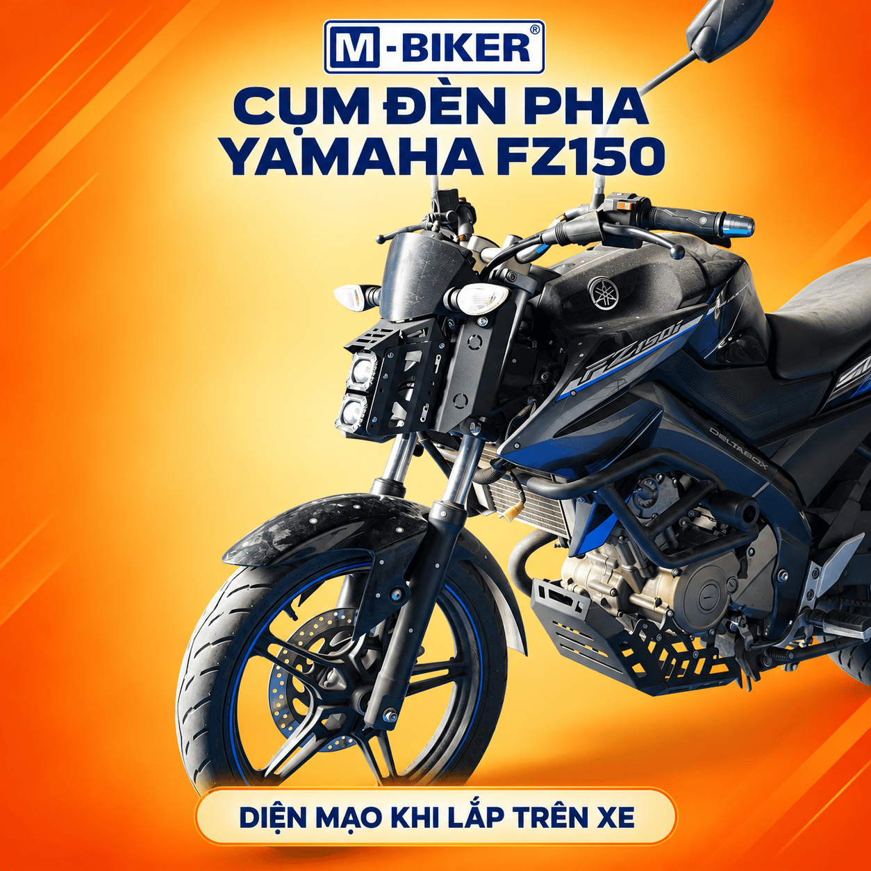 Cụm đèn pha Yamaha FZ150 – Thay thế đèn trước, hoàn thiện diện mạo xe 5 Cum den pha Yamaha FZ150 3
